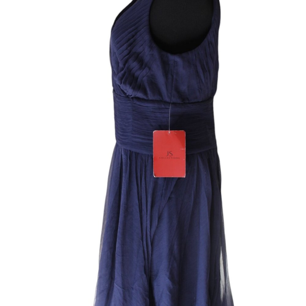 JS COLLECTIONS BLUE GOWN New "Old Stock" Vintage Look, Size 8 NWT's - Picture 3 of 14